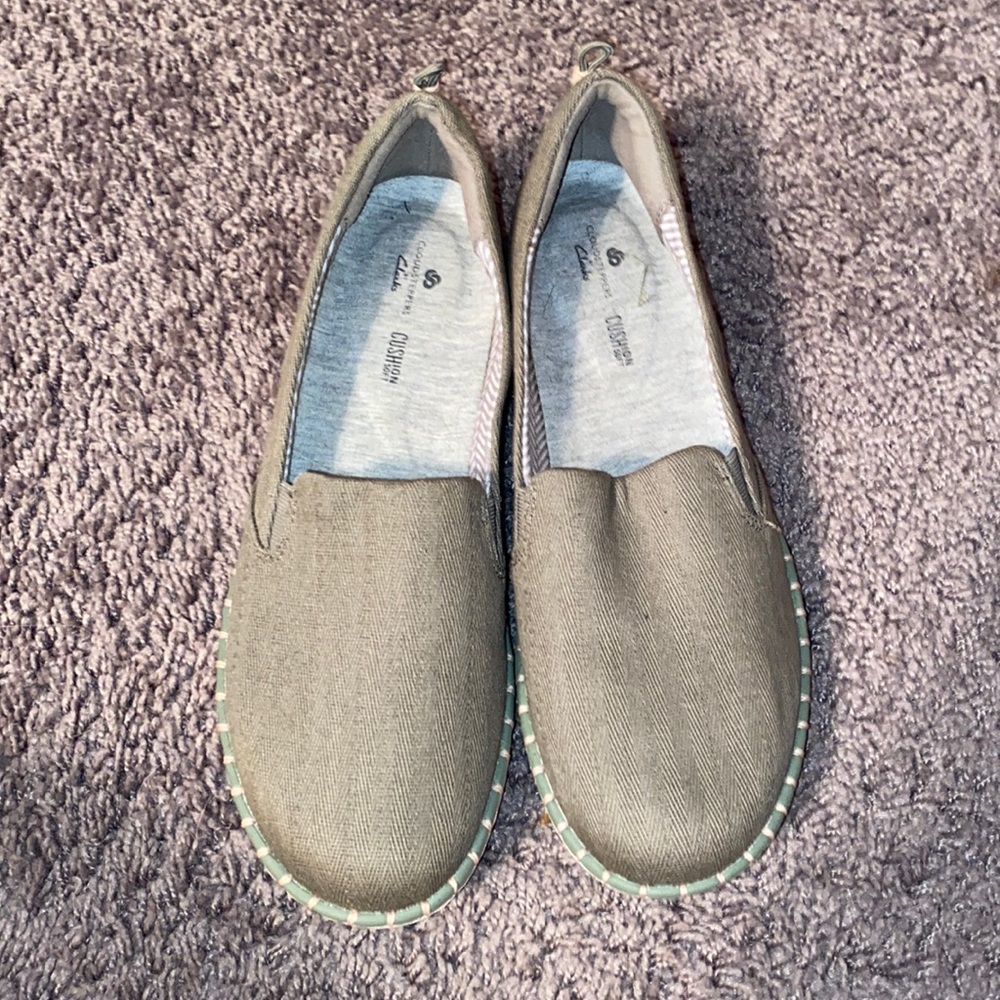 Clarks slip on shoes